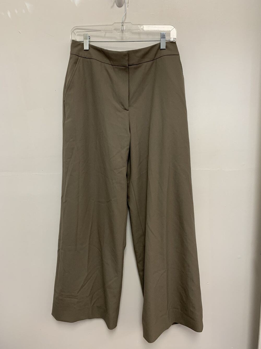 Kotn Unisex Sz 29 Taupe Wide Leg Trousers Dress Pants Sustainable 30" Inseam
